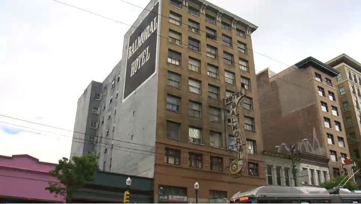 Vancouver's notorious Balmoral Hotel.