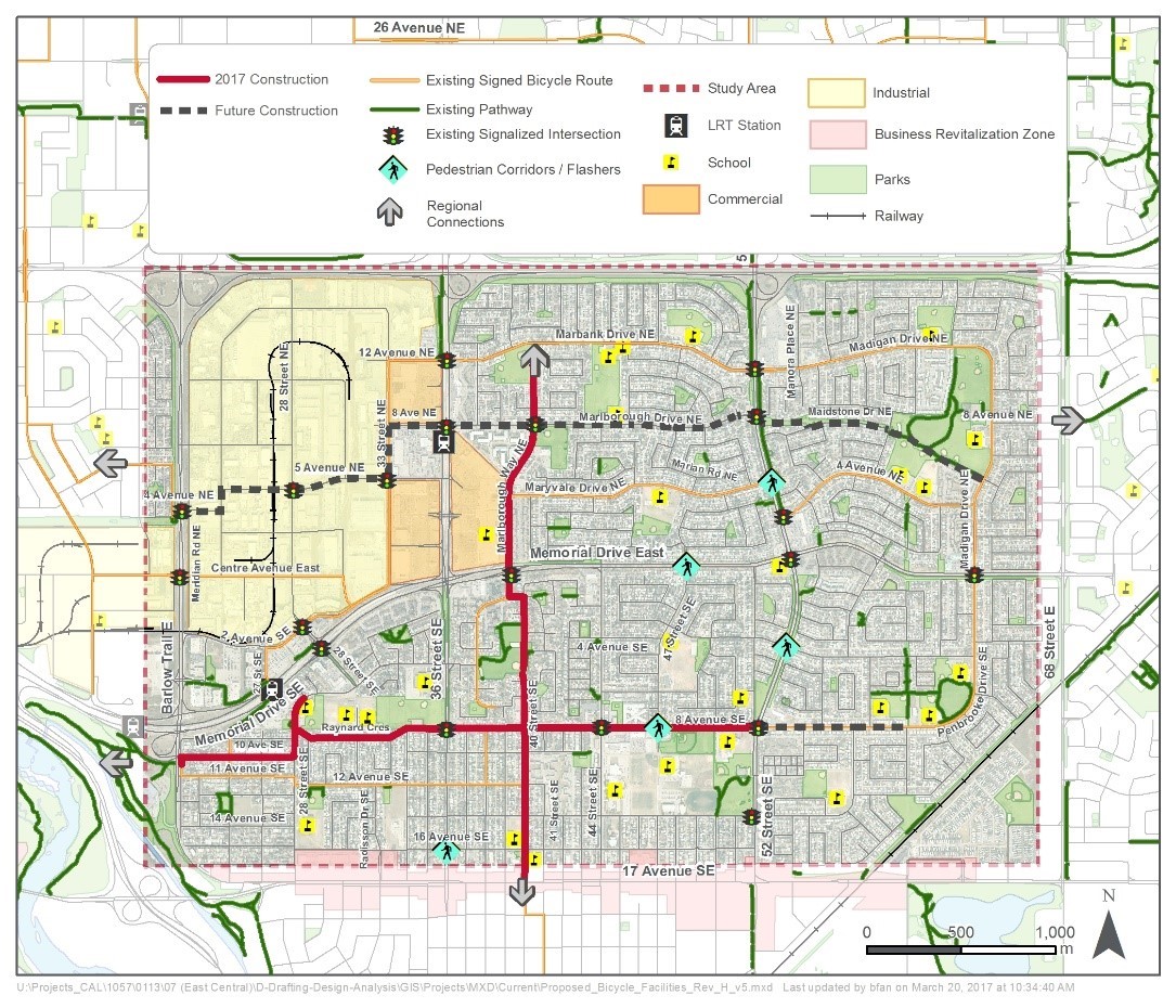 Calgarians can expect construction as the city adds bike lanes.