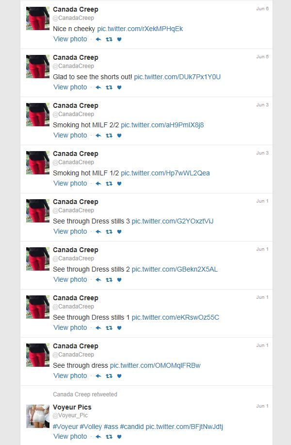 The CanadaCreeps Twitter account has been shut down June 13, 2017.