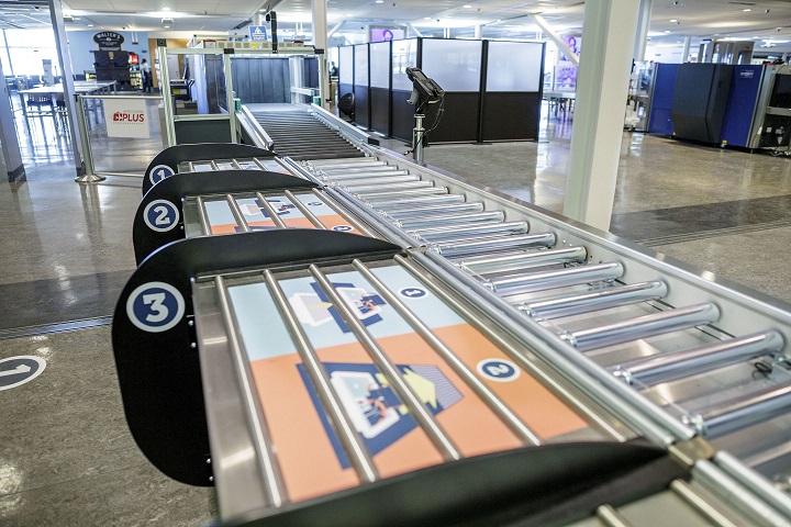 The Canadian Air Transport Security Authority (CATSA) has installed new "higher-performance lines" at Terminal 1.