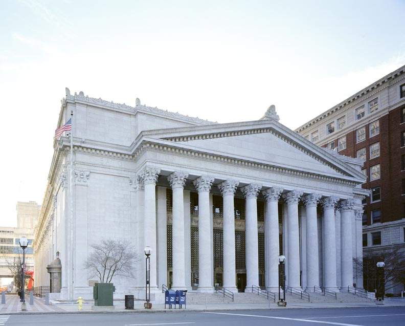 The Richard C. Lee courthouse in New Haven, Conn.