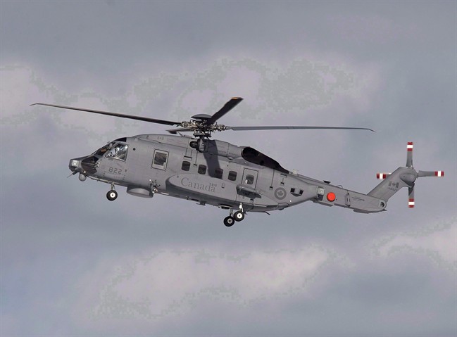 A Royal Canadian Air Force  CH-148 Cyclone maritime helicopter. 