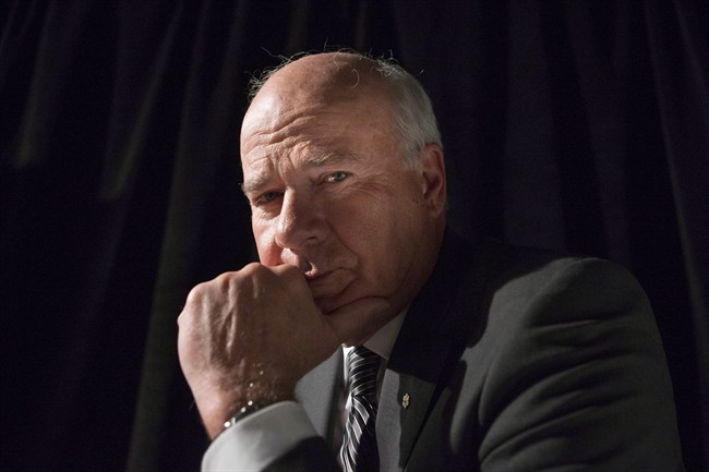 CBC news anchor Peter Mansbridge.