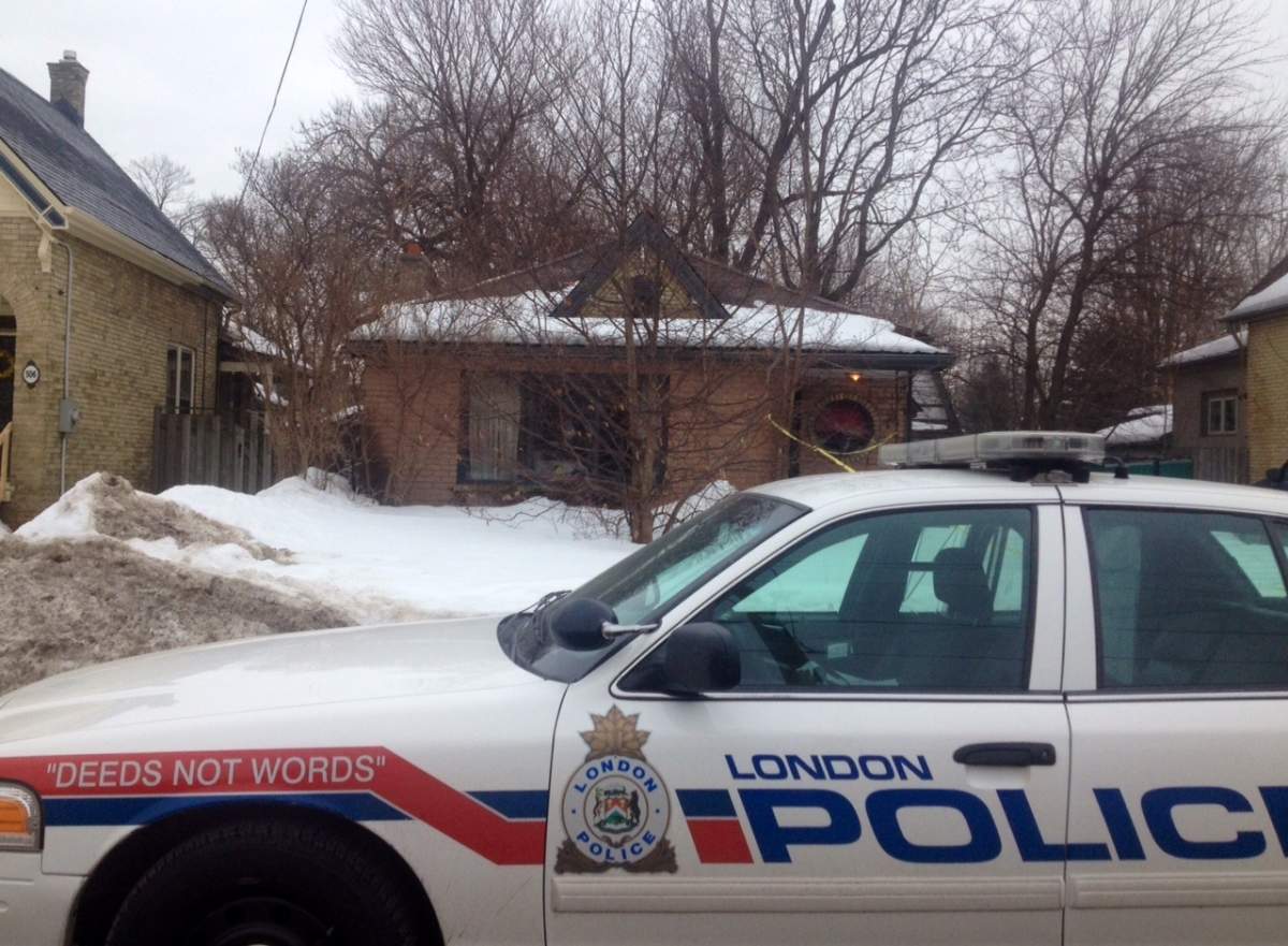 A police cruiser outside a home on March 10, 2015 a day after a man was fatally shot.