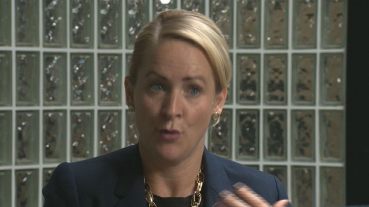 Katherine O'Neill is setting her sights on giving a boost to the oft-forgotten third option on Alberta's political spectrum: the centre.