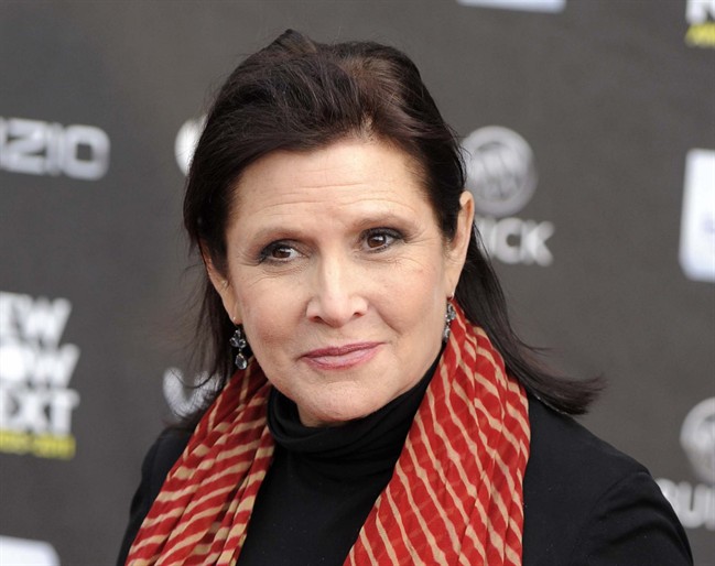 Carrie Fisher at the 2011 NewNowNext Awards in Los Angeles.