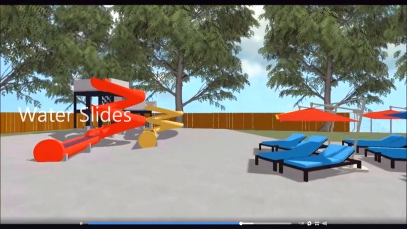 Plans for the new swimming pool in Vulcan, Alta.