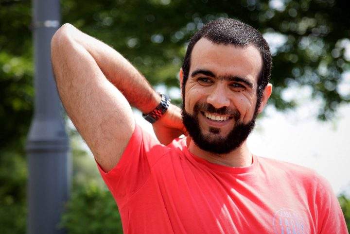 Former Guantanamo Bay prisoner Omar Khadr, 30, is seen in Mississauga, Ont., on July 6.