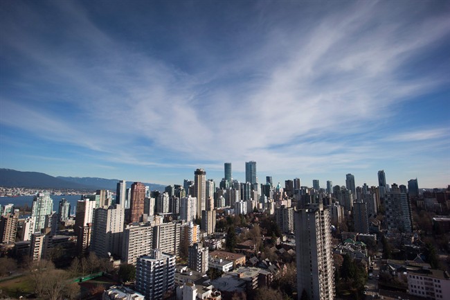 Condo buildings in Vancouver.
