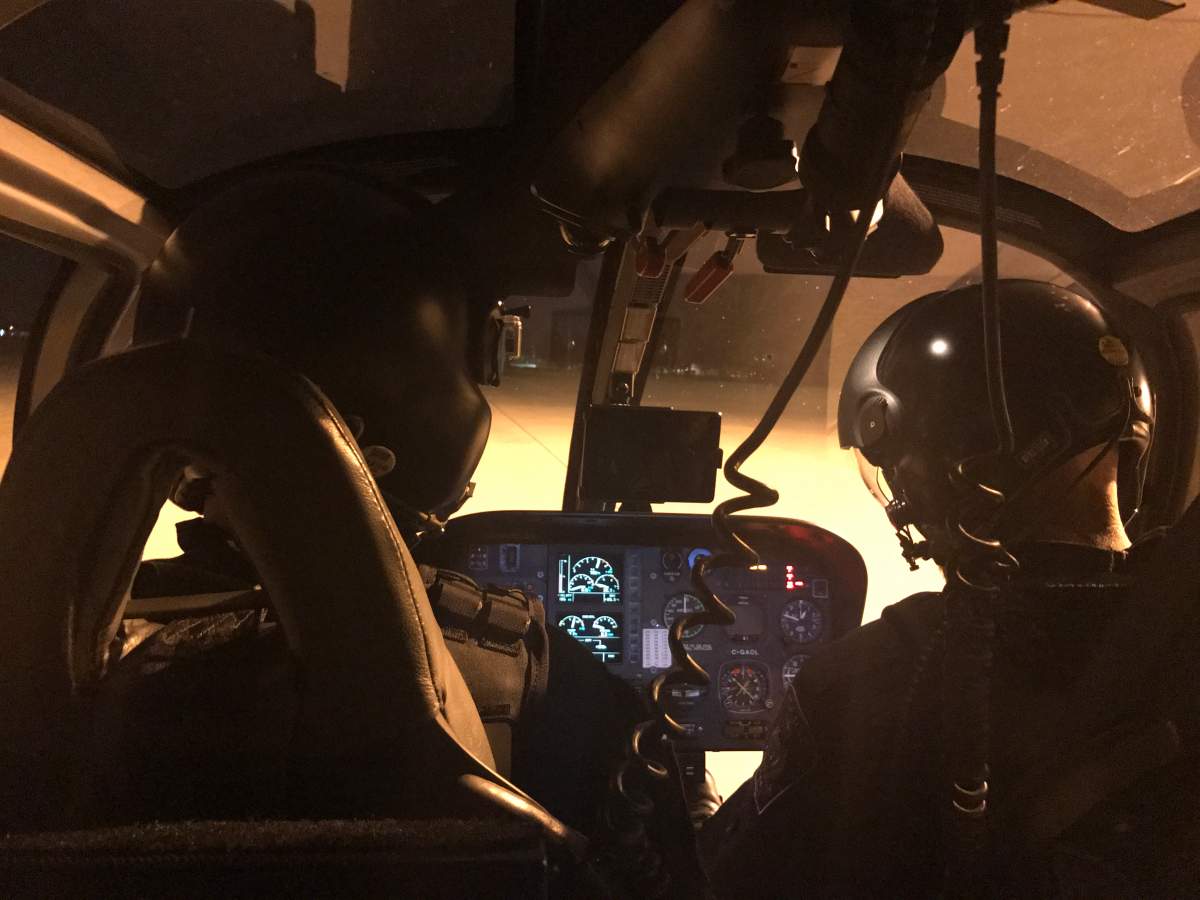 Air1 helped catch a suspected car thief in Brooklands Tuesday.