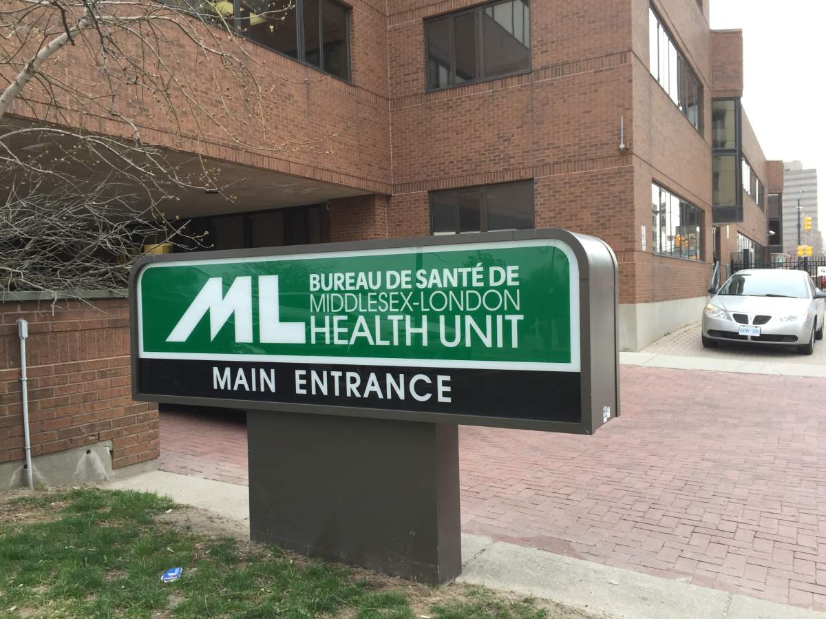 The Middlesex London Health Unit at 50 King St. in London, Ont.
