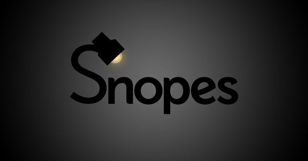 An image from the website SaveSnopes.com, which is raising money to keep the fact-checking website going in a time of fake news.