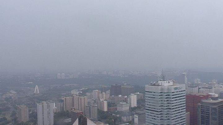 Edmonton’s Air Quality Health Index was at a 7 on Sunday, July 16, 2017.