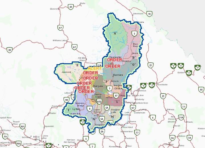 B.C. wildfire status: List of latest evacuation orders - image
