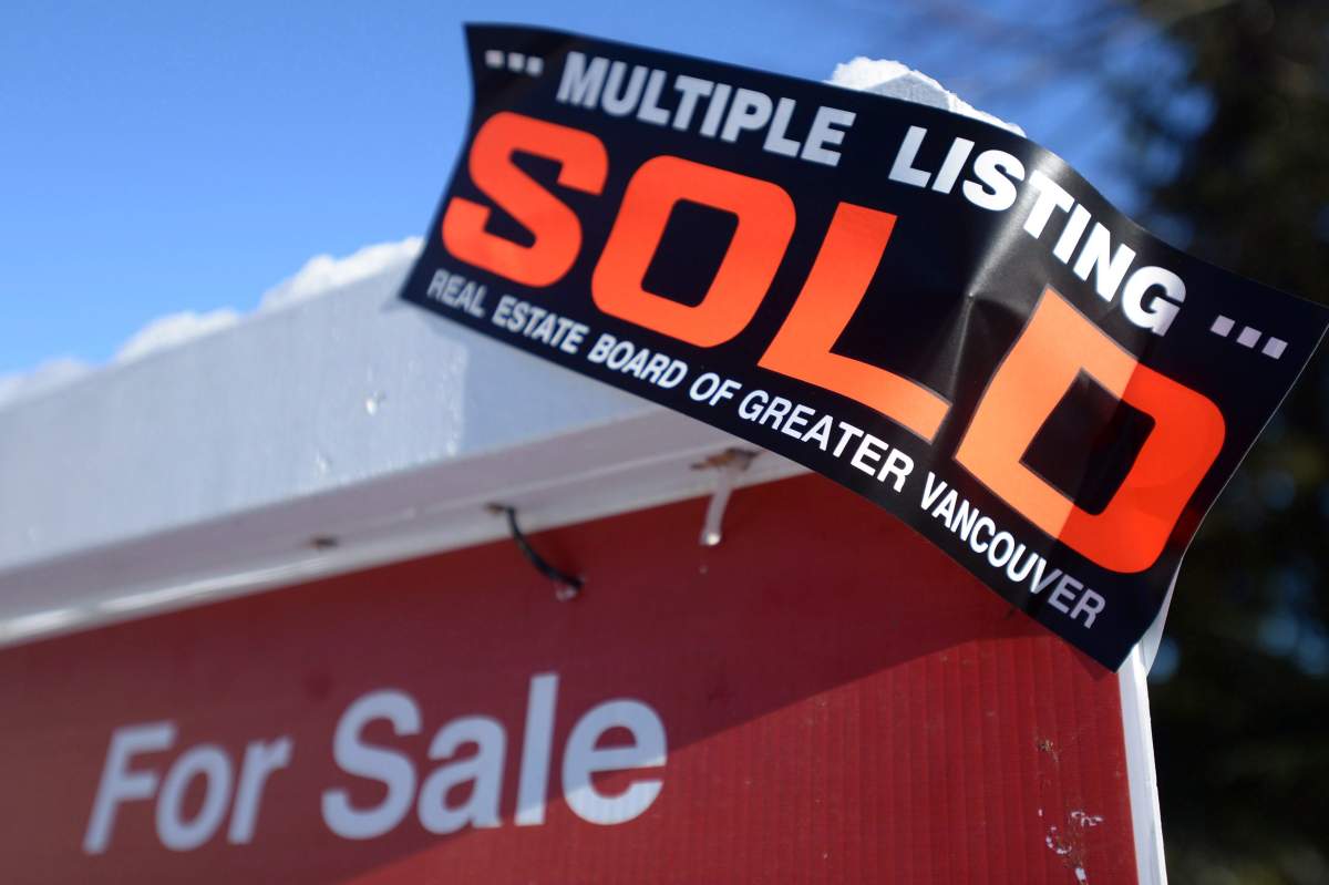 The local realtors association says 752 sales were recorded last month in Hamilton -- a year-over-year increase of 9 per cent.