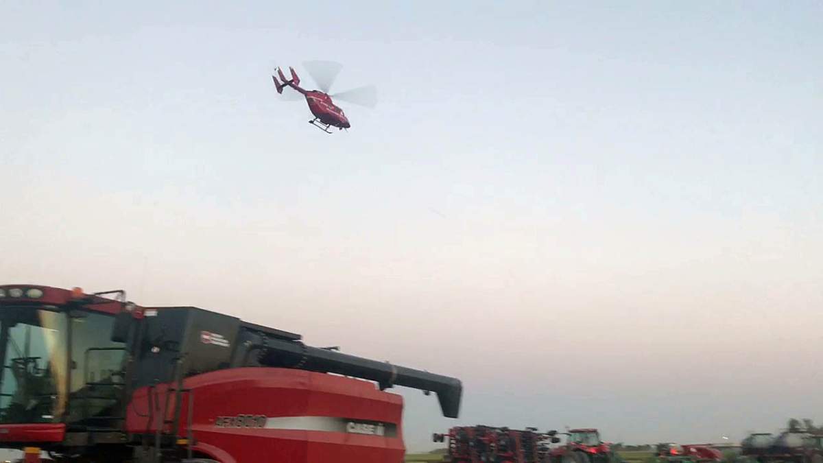 STARS Air Ambulance responded to the crash on Monday night.