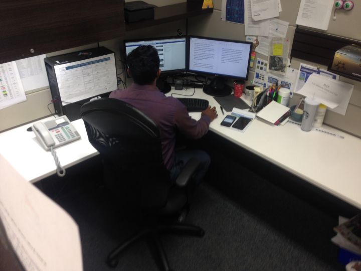 Shiva Shunmugam, the communications coordinator with the Town of Beaumont, about 30 kilometres south of Edmonton, ended up being able to help a Texas flood victim after their mother contacted him thinking he worked for Beaumont, Texas.