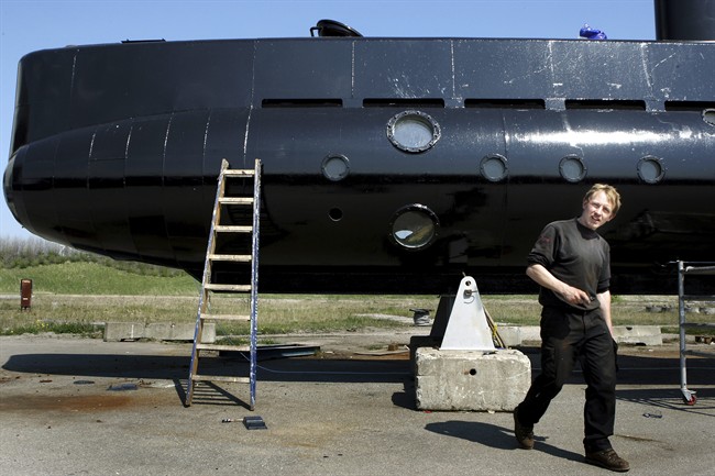 An April 30, 2008, file photo of submarine owner Peter Madsen.