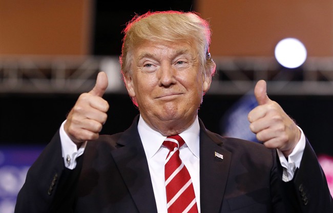 President Donald Trump said he will ‘probably’ cancel NAFTA while at a rally at the Phoenix Convention Center, in Phoenix, Ariz., on Tuesday, August 22, 2017.