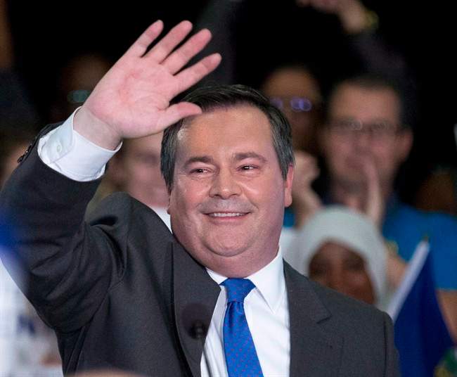 Jason Kenney, former leader of the Alberta Progressive Conservative party, announces his run for leadership of Alberta's new United Conservative Party in Calgary on Saturday July 29, 2017.