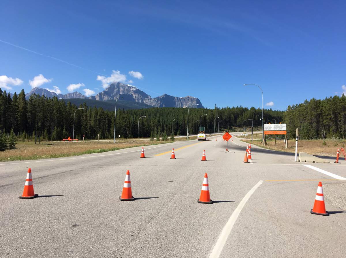 At Castle Junction. Credit: Dani Lantela / Global News