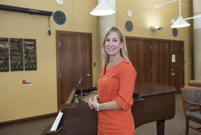 Heather Gingerich stands for a portrait at PeopleCare AR Goudie Long Term Care Home in Kitchener on Thursday, Aug. 17.