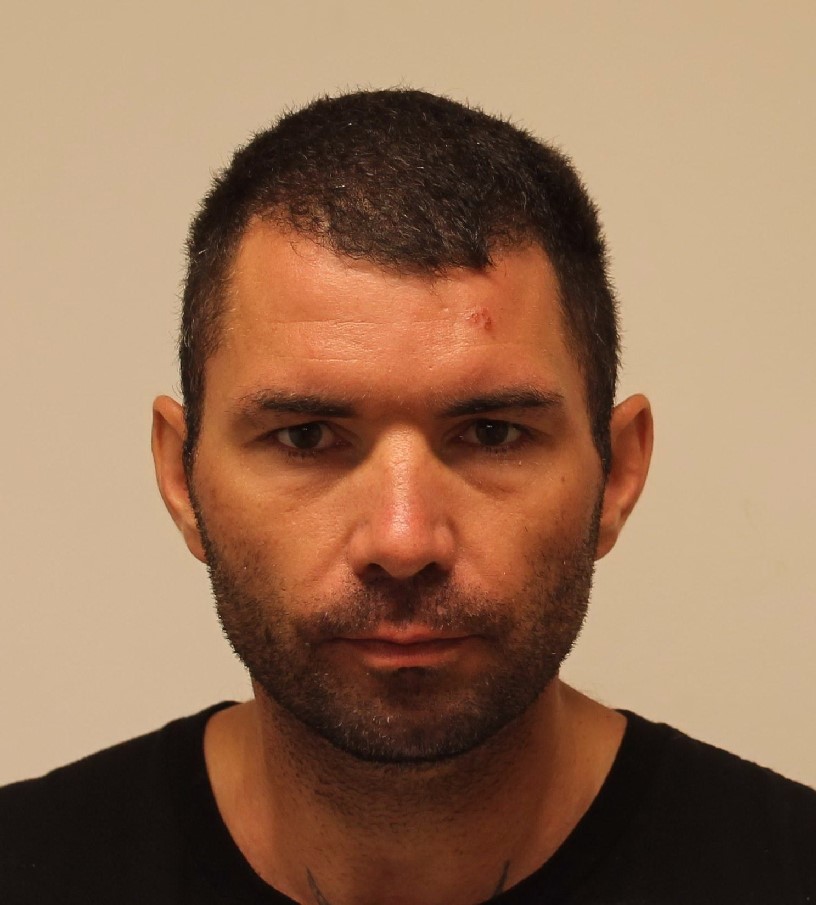 Police are searching for 38-year-old Jason Douglas Serson and said he may still be carrying the knife and is considered dangerous. who sees him is being asked to immediately call police.