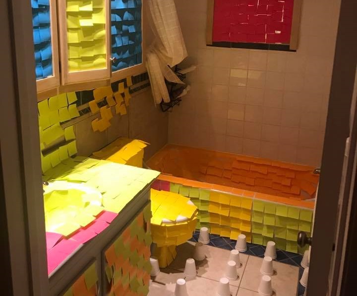 Jonathan Montpetit’s friends “redecorated” his home while he was on vacation.
