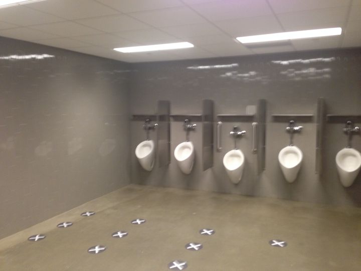 Urinals at Rogers Place.