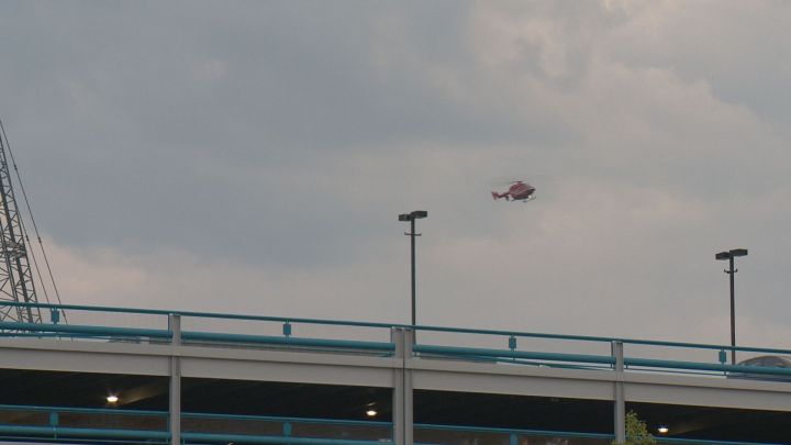 File photo of an air ambulance.