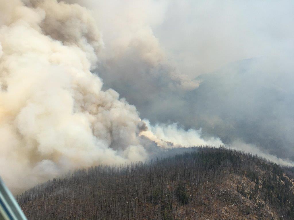 Washington State Diamond Creek fire has crossed into Canada west of Osoyoos, B.C. 