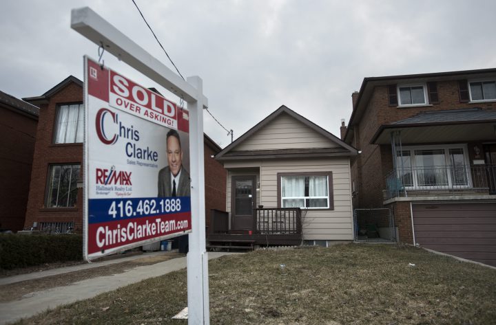 A file photo of a home in Toronto.