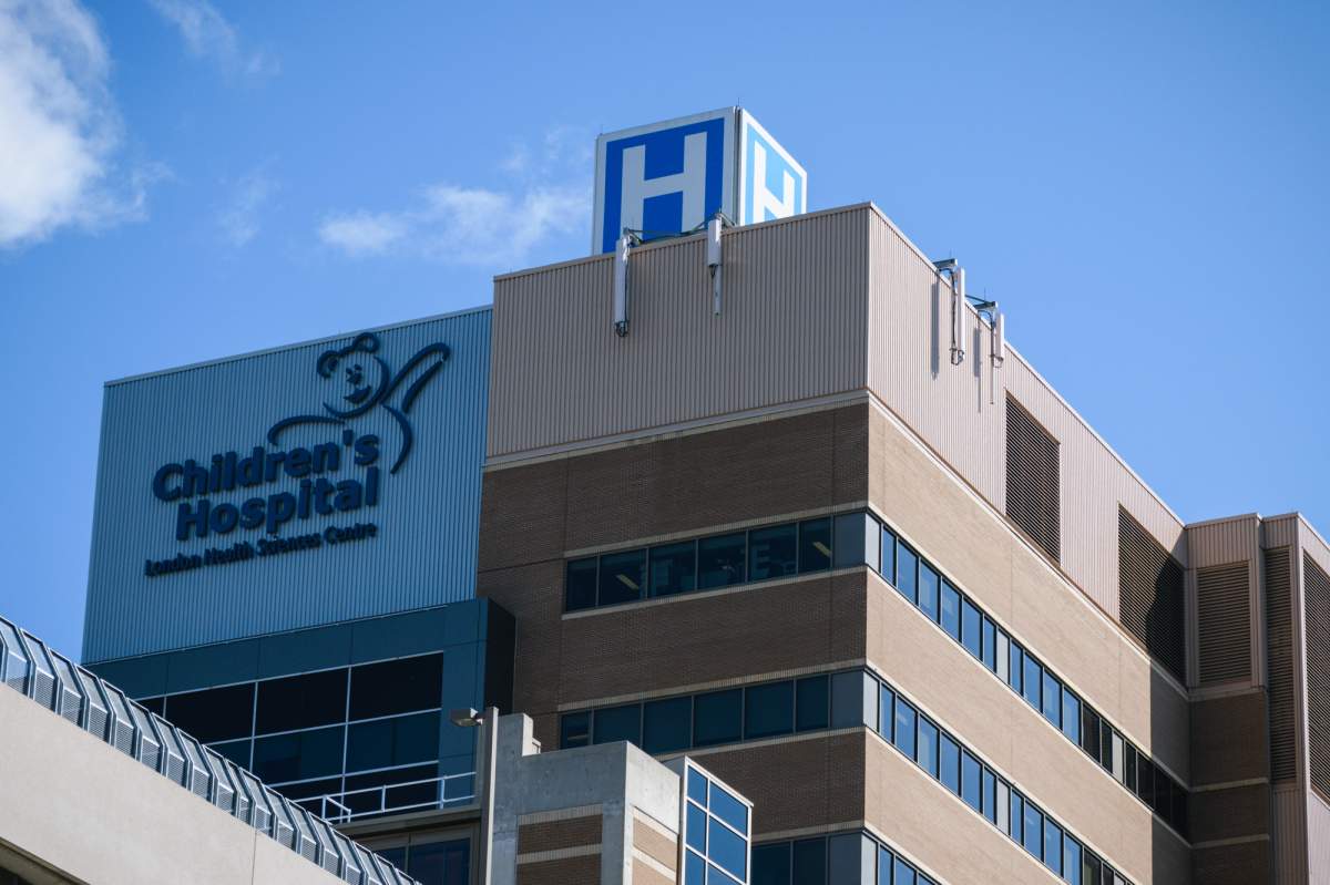 LHSC Children's Hospital.