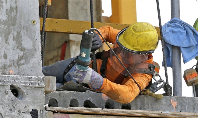 Most of the job gains came from Ontario and B.C. and the construction industry, Statistics Canada said.