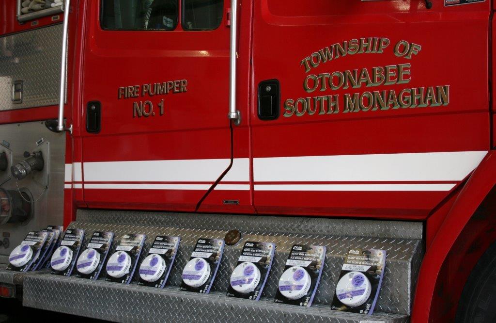 Enbridge partners with local township to deliver smoke/carbon monoxide alarms to residents. 