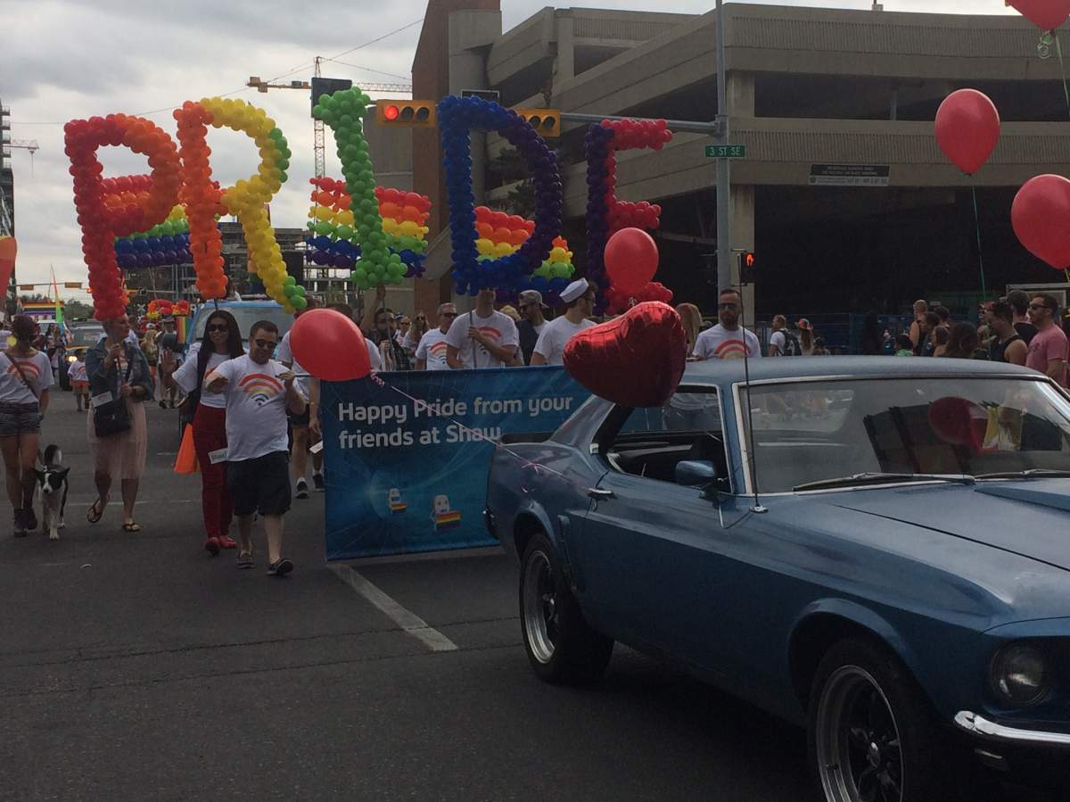 Thousands marched in the 2017 Calgary Pride Parade on Sunday, Sept. 3.