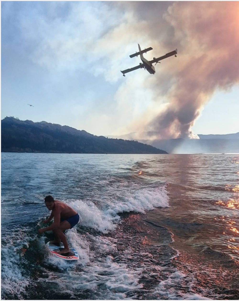 Credit: Instagram/daneasaurus1Taken on Sunday, just north of Rattlesnake Island.