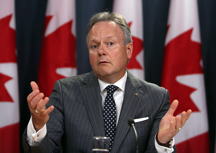 Stephen Poloz, Governor of the Bank of Canada, offered little indication of when a further interest rate increase might come.