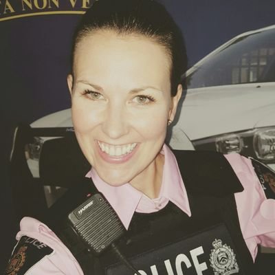 Const. Sandasha Bough will sing the Canadian and American national anthems at the Rogers Centre on Monday, Sept. 11, 2017.