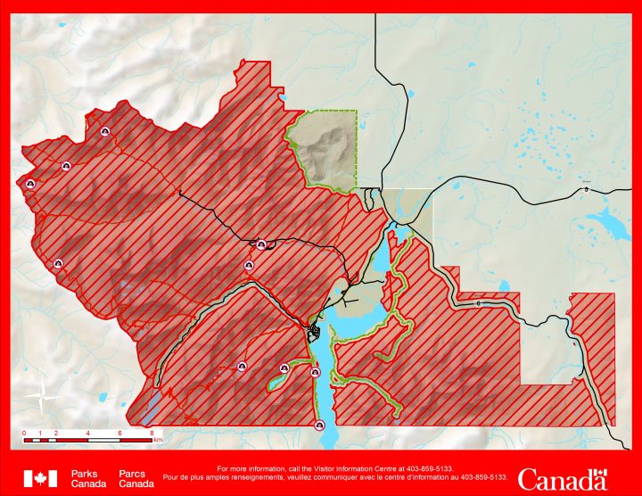 Waterton closure Sept 3