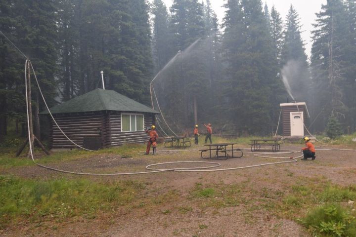 Waterton crews Parks Canada