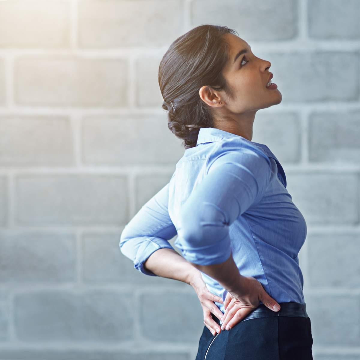 lower back in pain