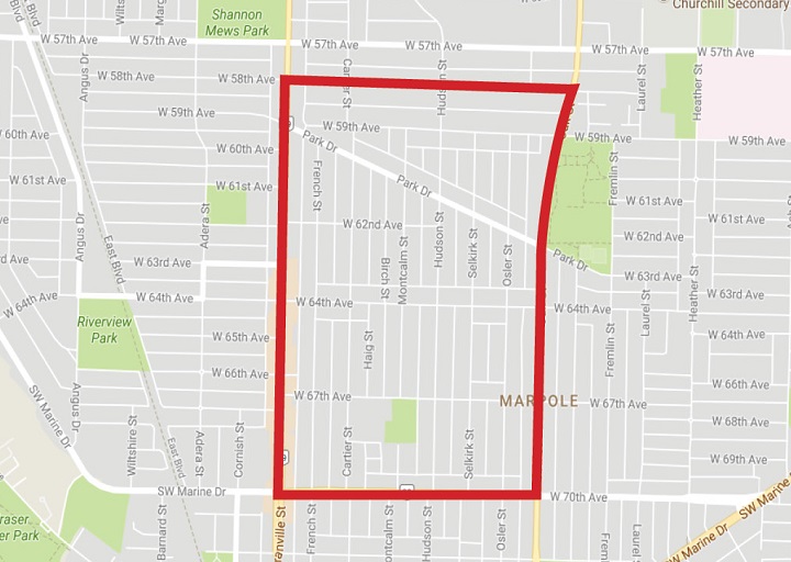 This is the area police are asking for residents’ surveillance, dashcam or security footage.