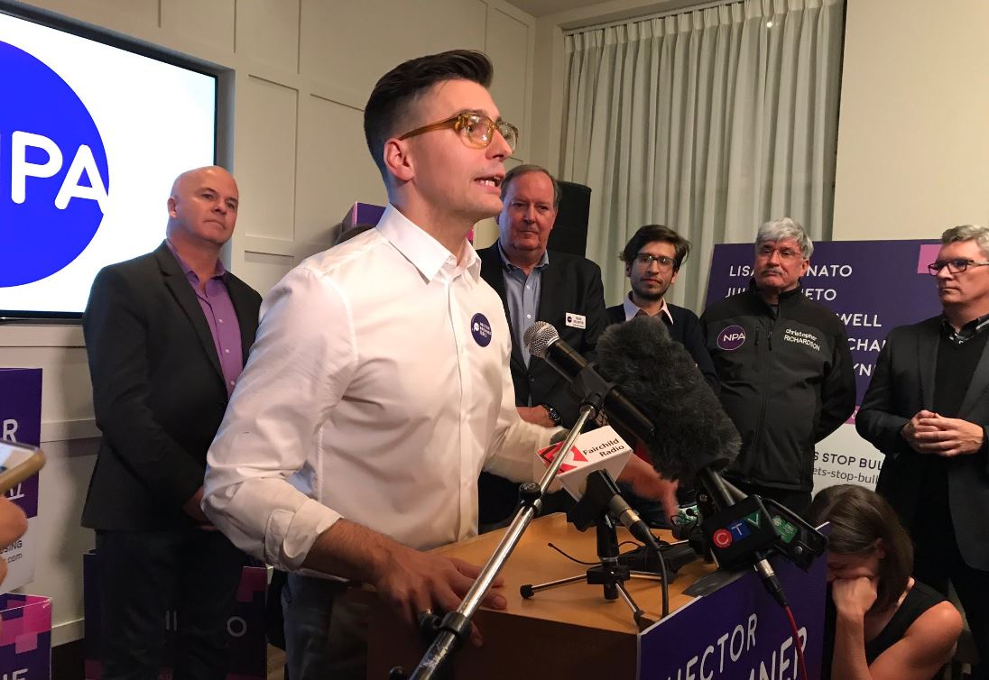 Hector Bremner was disqualified from the NPA mayoral nomination race by the party's board this week.