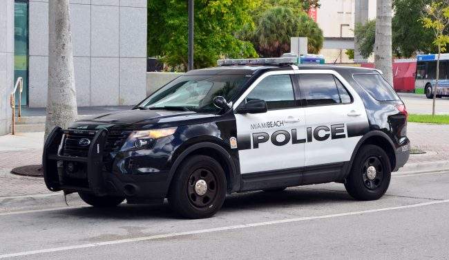 Undated photo of a Miami Beach Police Department vehicle.