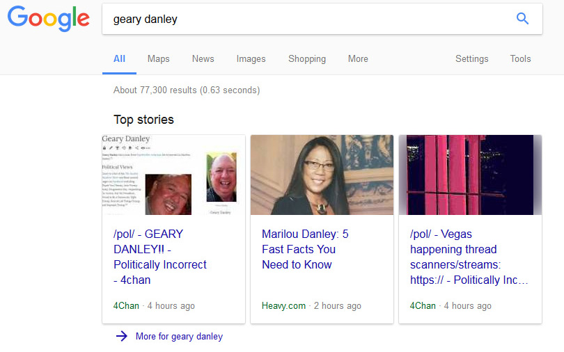 An innocent man was accused of a mass murder, and Google's algorithms amplified the claim. 