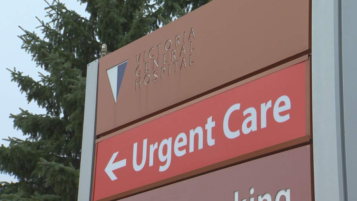 Victoria General Hospital in Winnipeg.