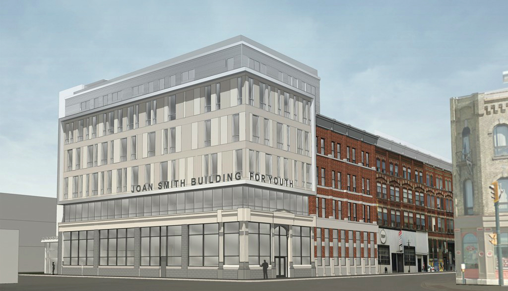 A rendering of the upcoming Joan's Place facility at Richmond and York streets.