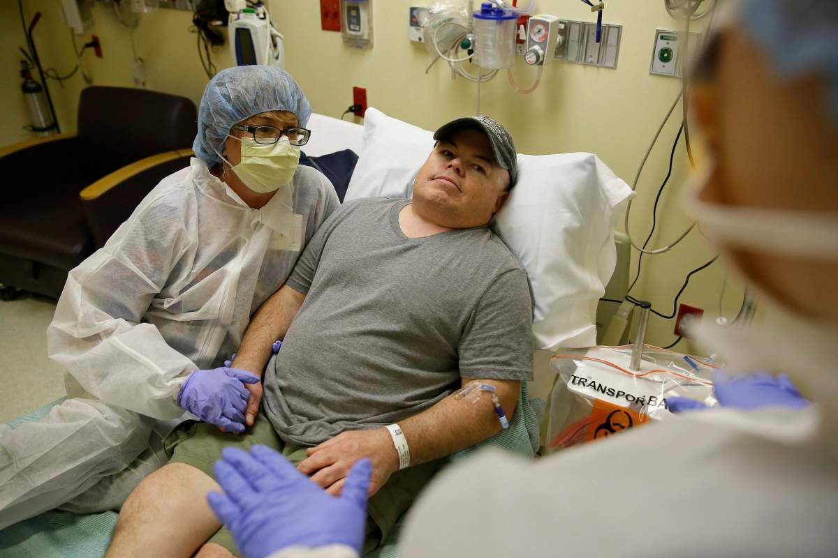 Madeux, who has Hunter syndrome, received the treatment on Monday, Nov. 13.