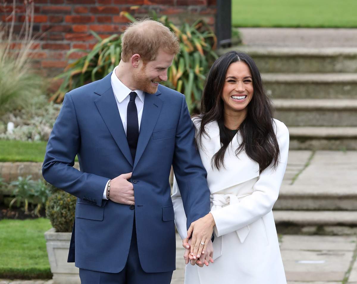 Prince Harry, Meghan Markle appear together for first time as engaged couple - image